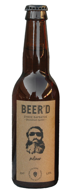 pilsner beer with saaz hops | Artisanal homemade beer by BEER'D, Greece